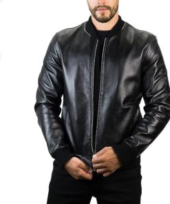 Leather Bomber Jacket – Genuine Sheepskin