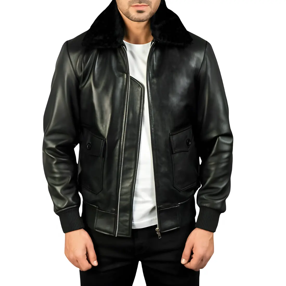 G-1 Aviator Black Jacket