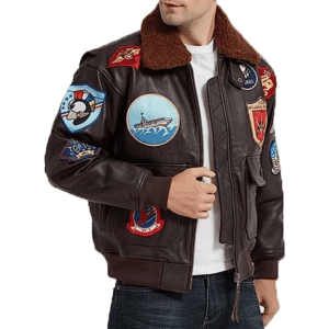 G1 Bomber Air Force Real Cow Leather Maverick Aviator Bomber Jacket | Tom Cruise 90s Edition