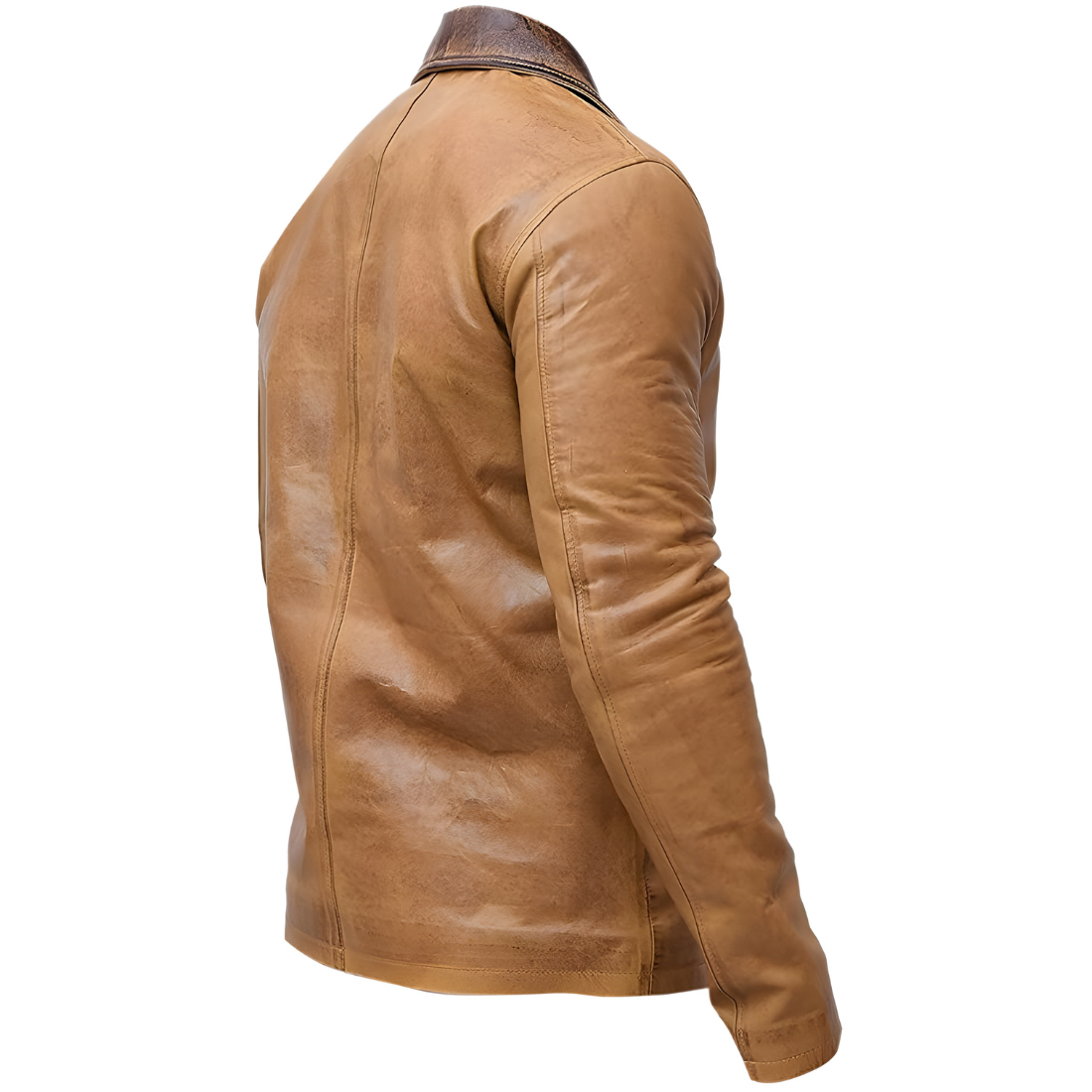 Red Dead Redemption II - Arthur Morgan Tan Brown Real Leather Jacket - RDR2 - Image 3