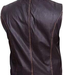 Alternative view of Hell on Wheels Cullen Bohannan Real Leather Motorcycle Biker Vest