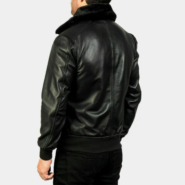 G-1 Aviator Black Jacket - Image 3